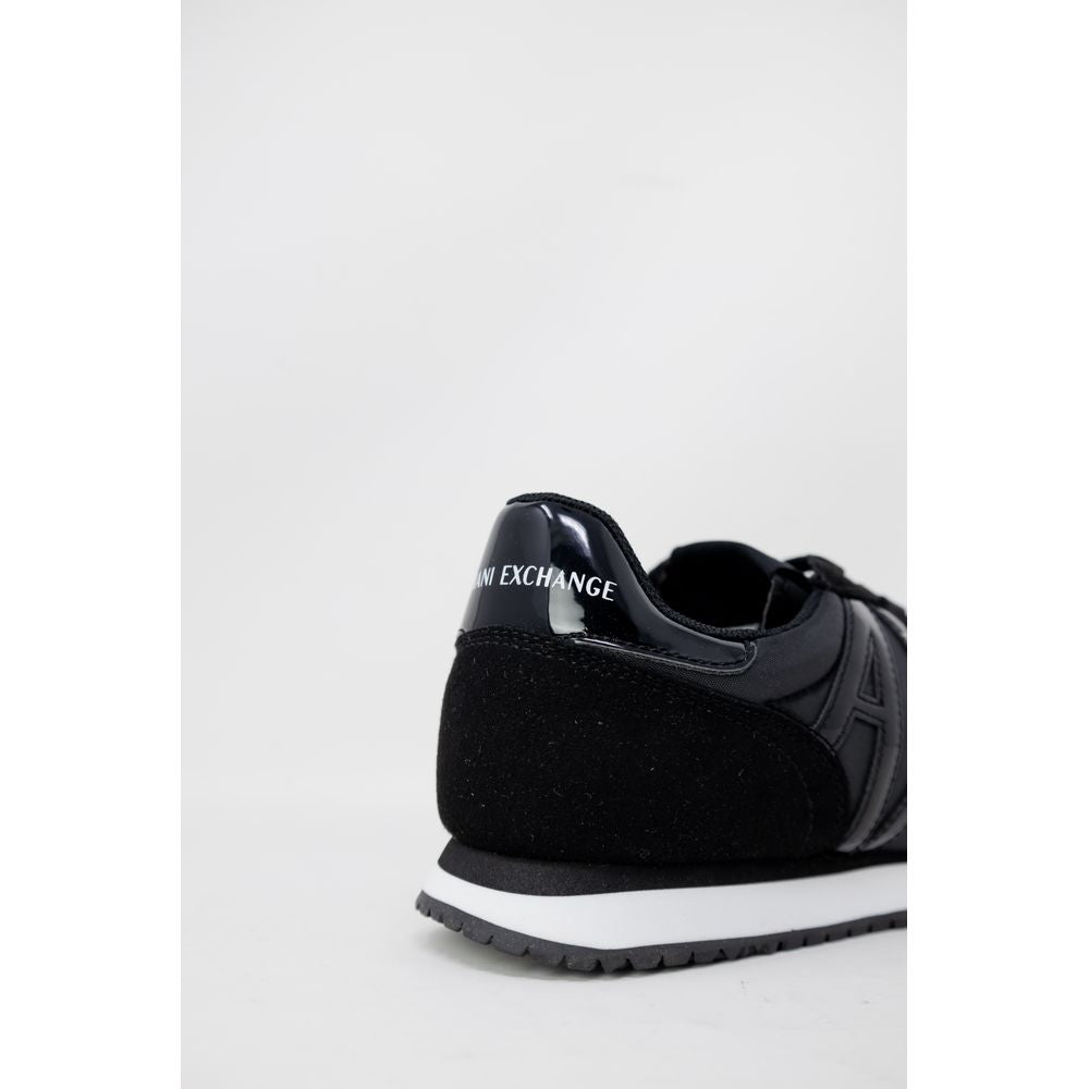 Armani Exchange Black Polyester Sneaker