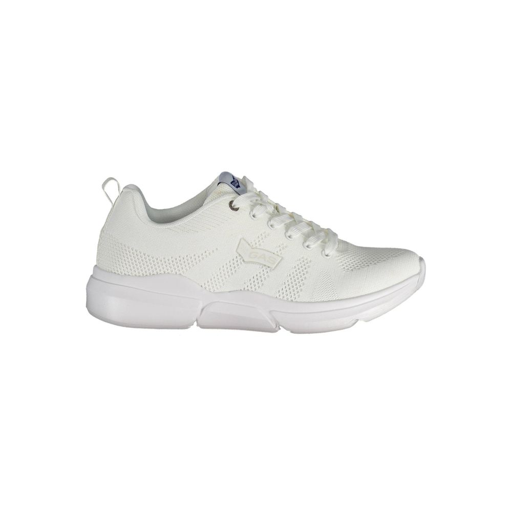 Gas White Artificial Leather Sneaker