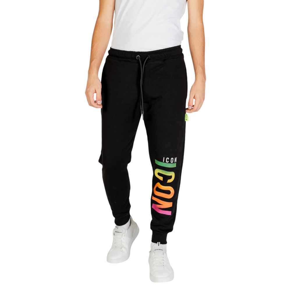 Icon Black Cotton Jeans & Pant