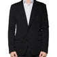 Dolce & Gabbana Black Wool Single Breasted Formal Blazer