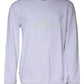 Replay White Embossed Logo Crew Neck Men Sweatshirt Sweater