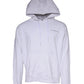 John Richmond White Logo Cotton Hooded Sweatshirt Sweater