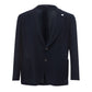 Lardini Blue Cotton Jacket