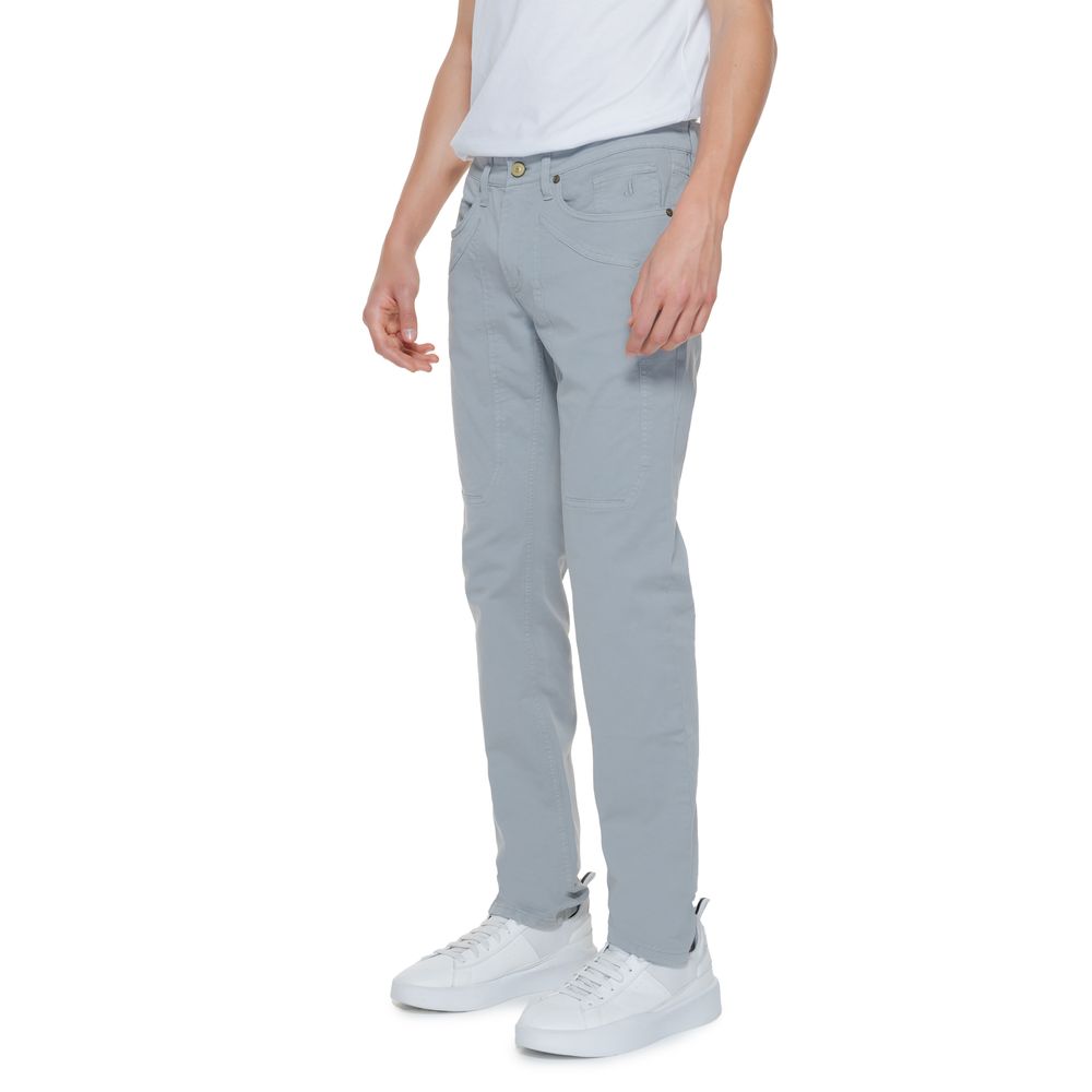 Jeckerson Gray Cotton Jeans & Pant