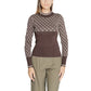 Guess Brown Viscose Sweater