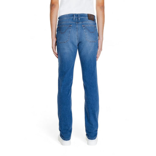 Jeckerson Blue Cotton Jeans & Pant