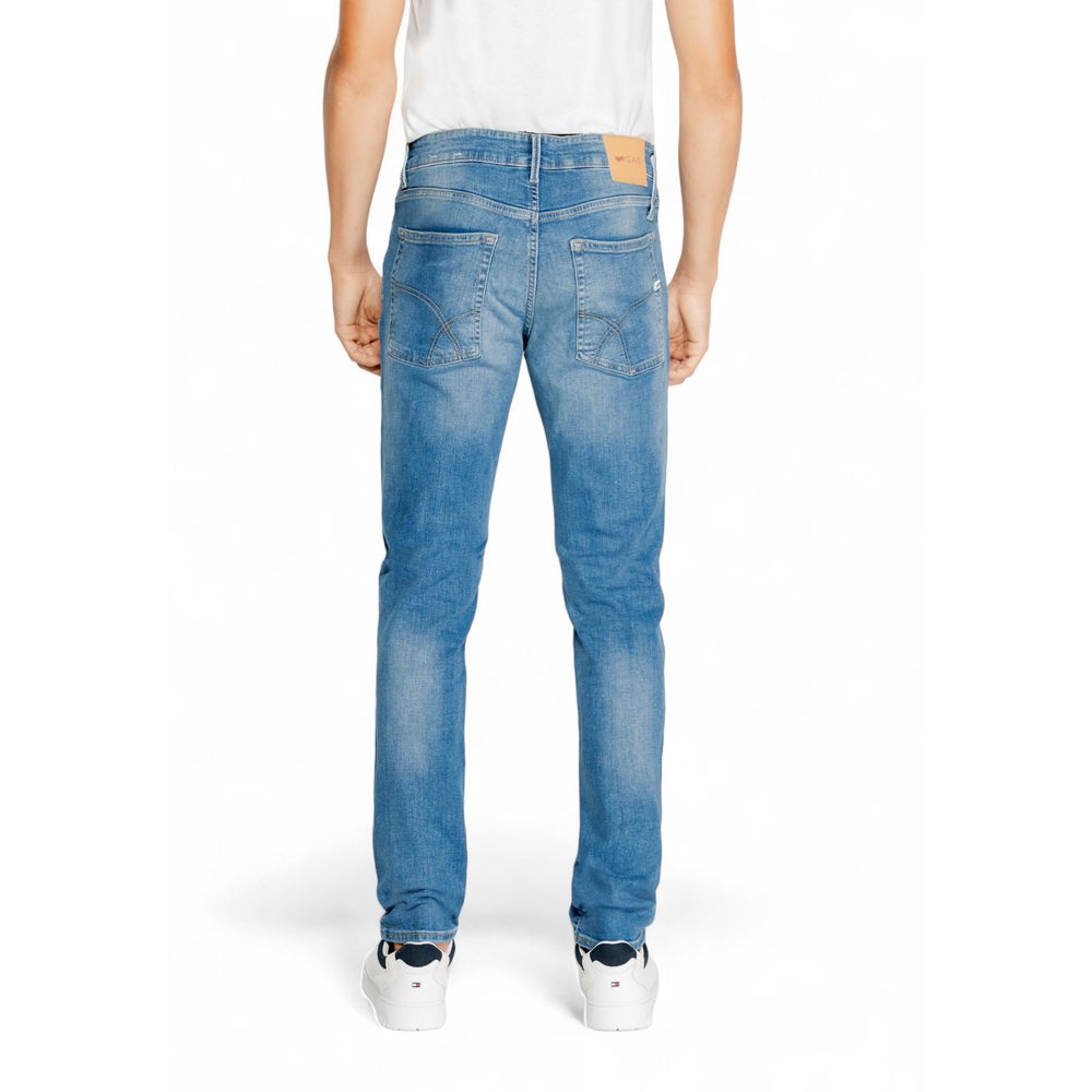 Gas Light Blue Cotton Jeans & Pant