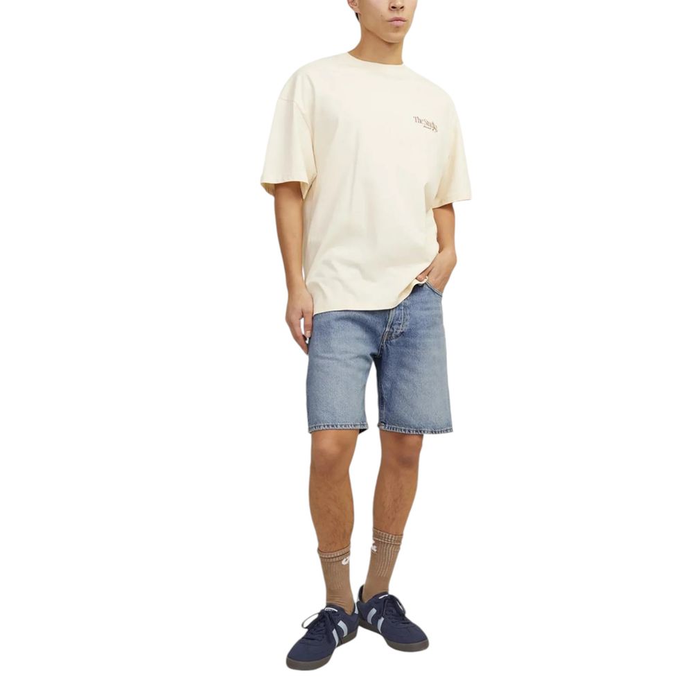 Jack Jones Blue Cotton Short