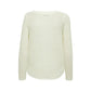 Only White Polyester Sweater