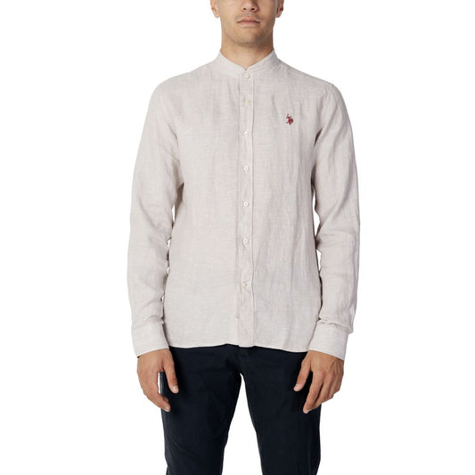 U.S. POLO ASSN. Beige Linen Shirt