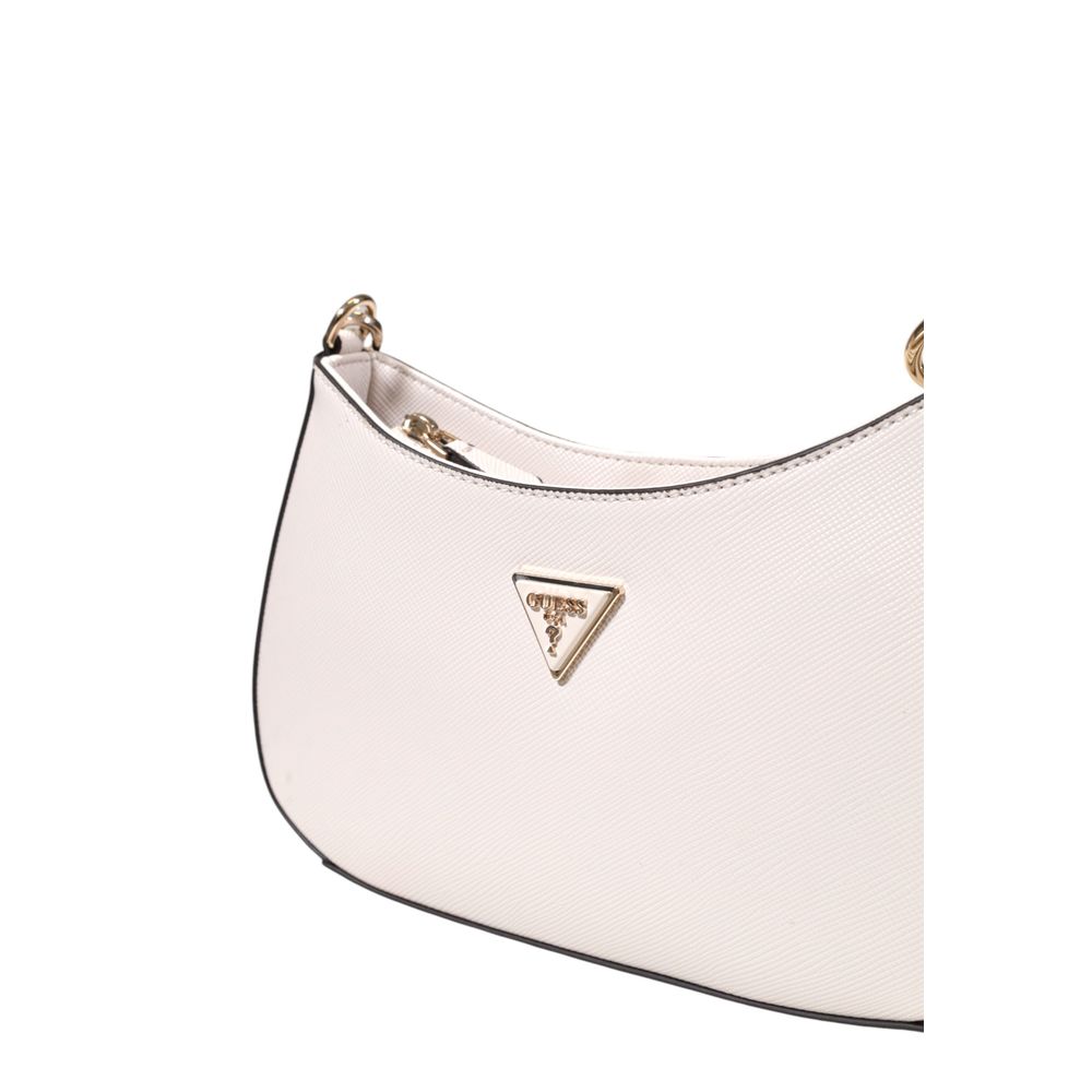 Guess Cream Polyester Handbag