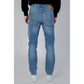 Gas Light Blue Cotton Jeans & Pant