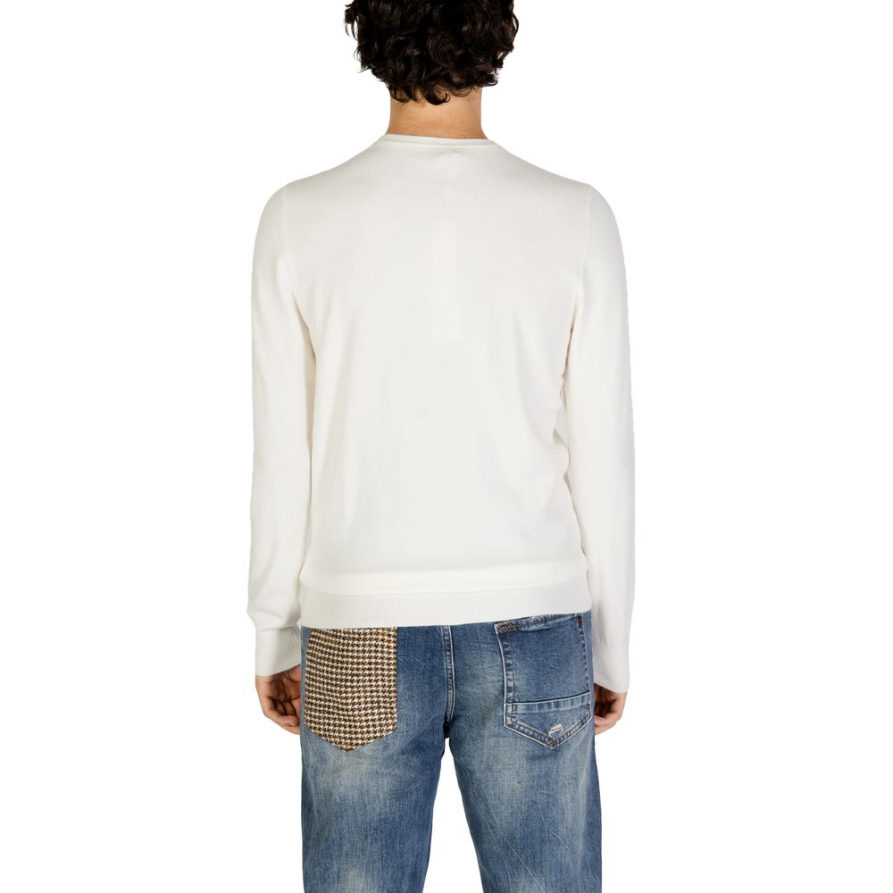 Gianni Lupo Cream Polyester Sweater