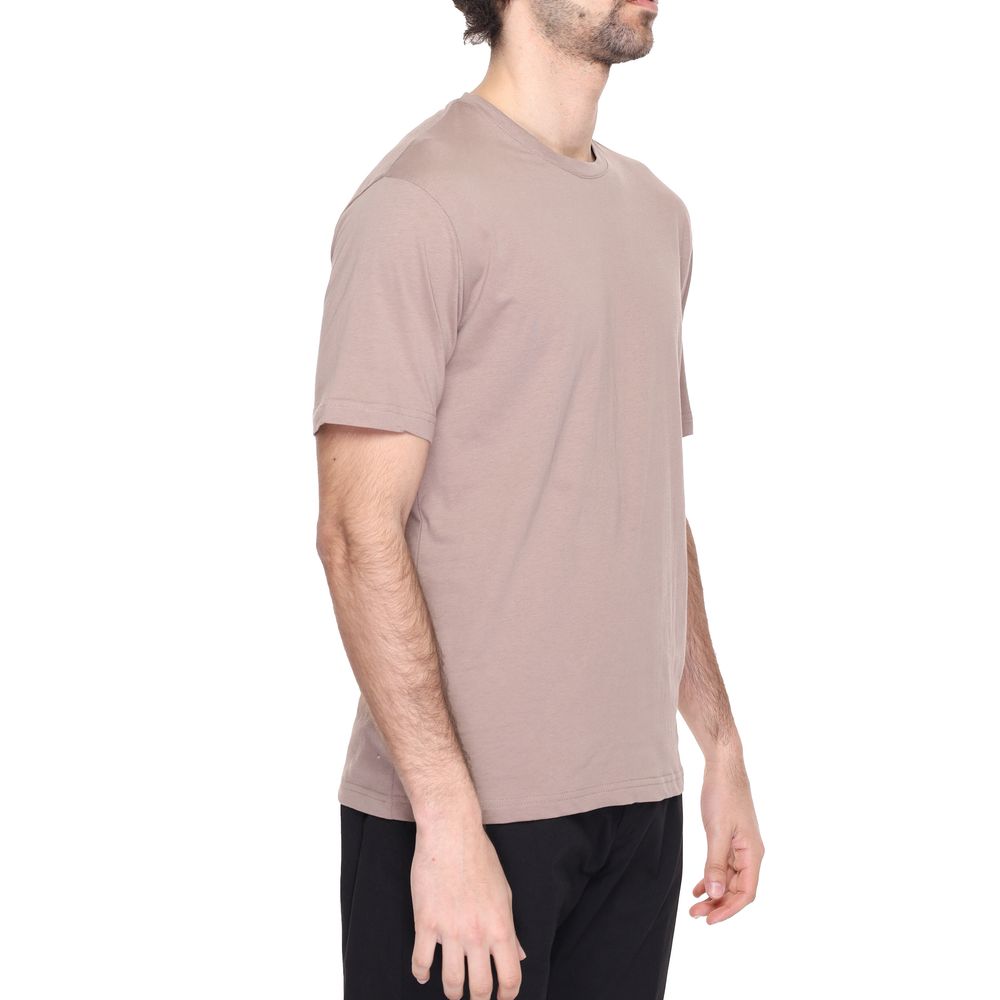 Gianni Lupo Gray Cotton T-Shirt