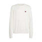 Tommy Hilfiger Jeans White Recycled Polyester Sweater