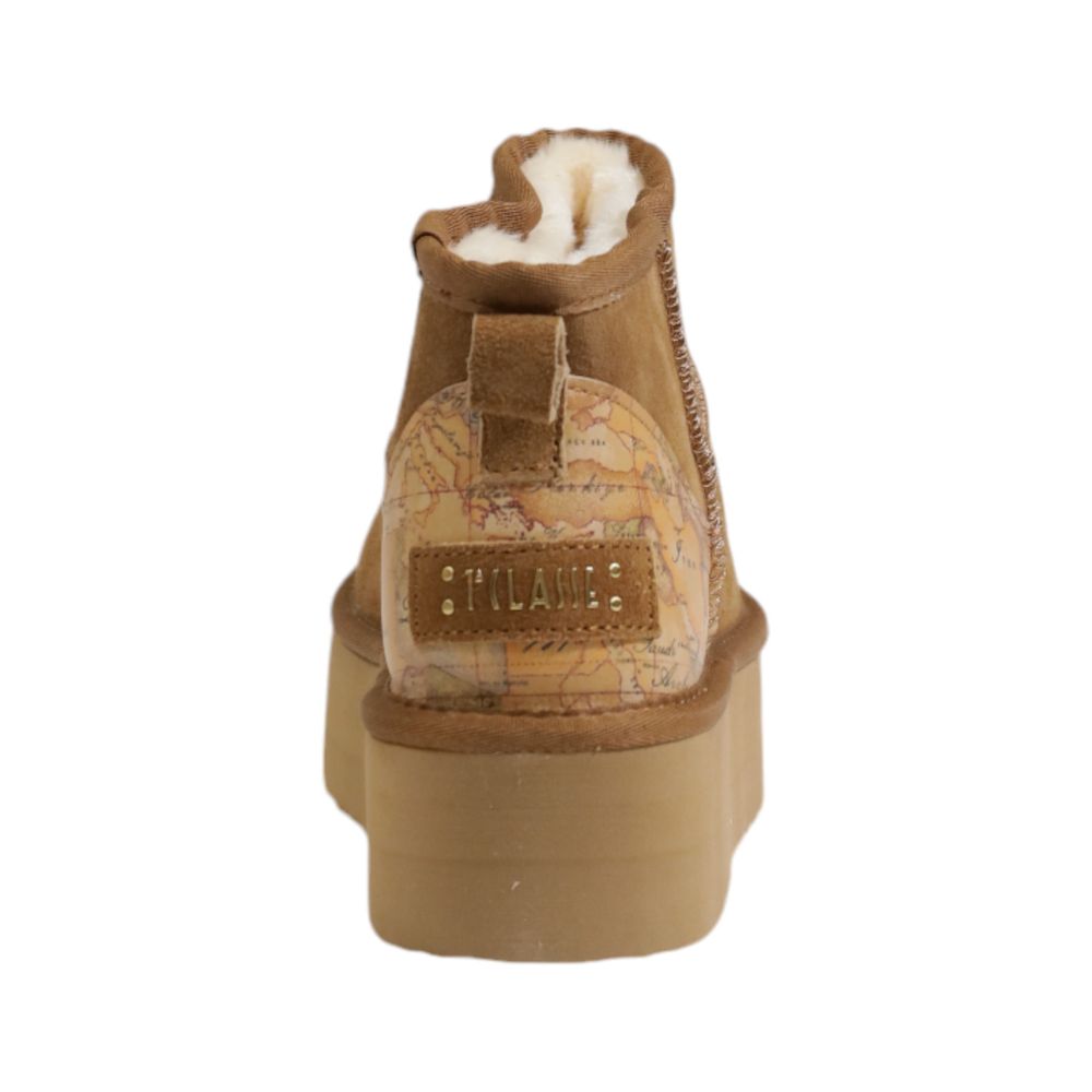 Alviero Martini Prima Classe Beige Leather Boot