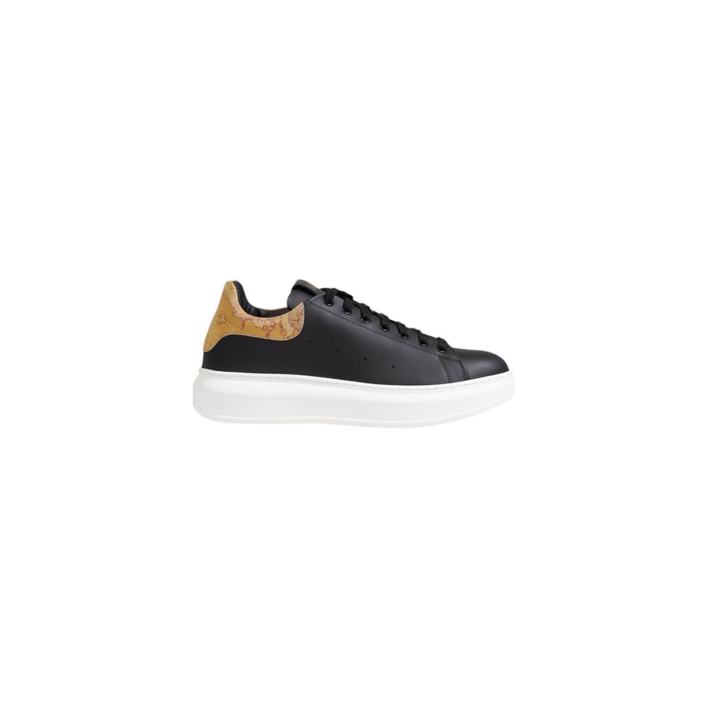 Alviero Martini Prima Classe Black Leather Sneaker