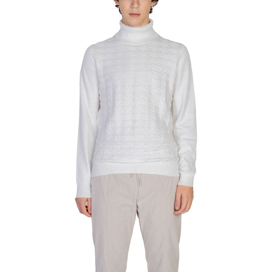 Antony Morato White Cotton Sweater