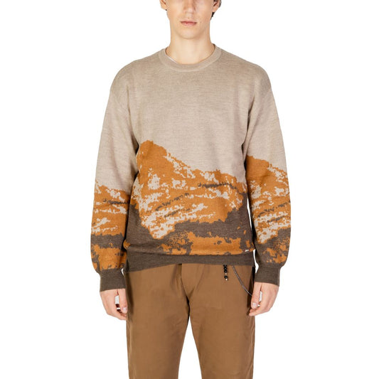 Gianni Lupo Brown Acrylic Sweater