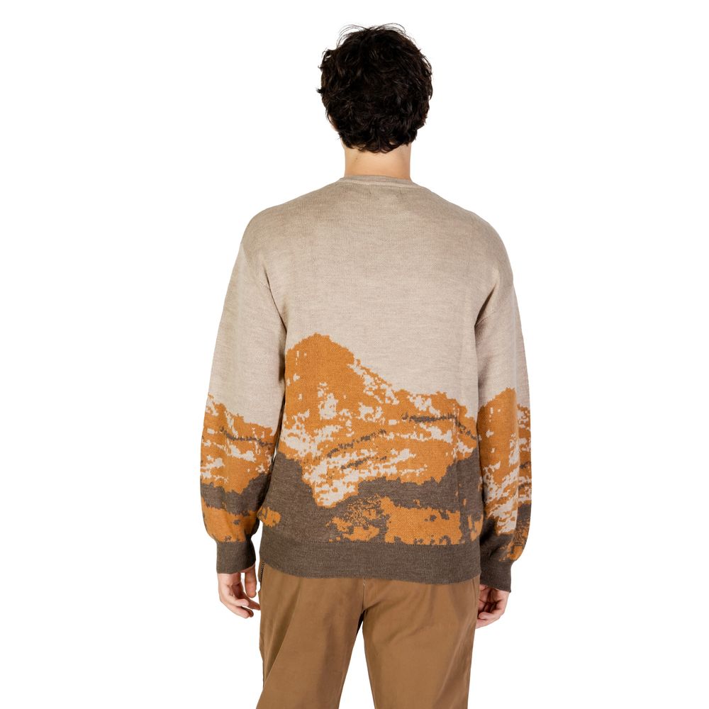 Gianni Lupo Brown Acrylic Sweater