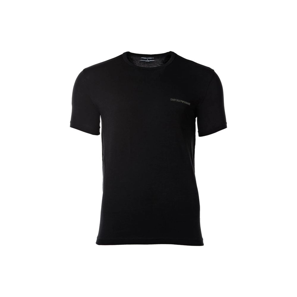 Emporio Armani Underwear Black Cotton T-Shirt