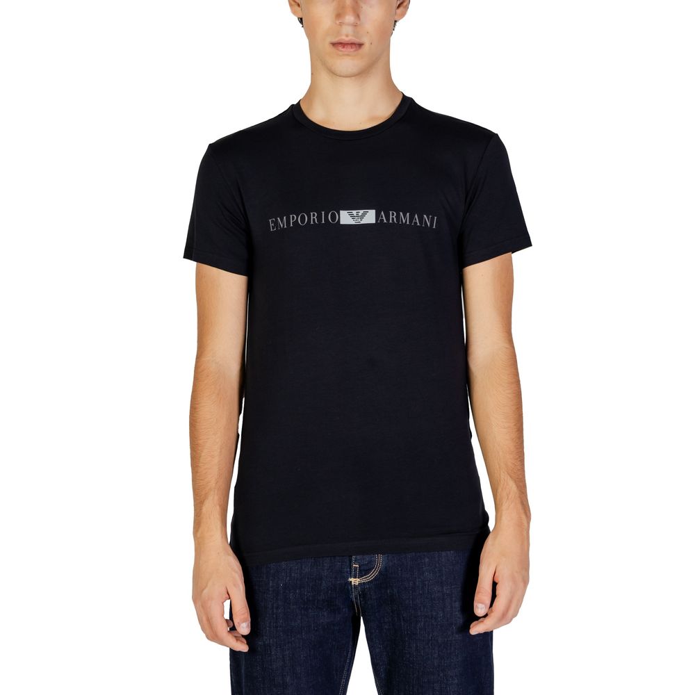 Emporio Armani Underwear Black Cotton T-Shirt