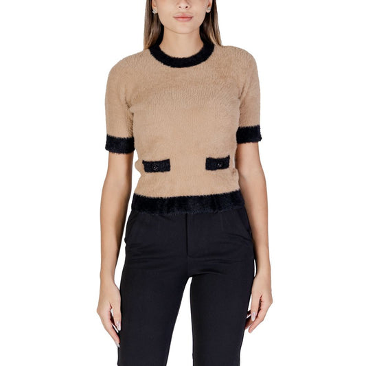 Morgan De Toi Beige Polyamide Sweater