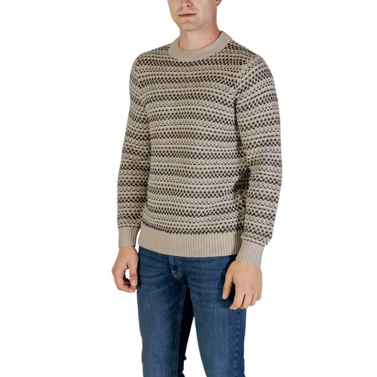 Only & Sons Beige Cotton Sweater