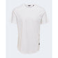 Only & Sons White Cotton T-Shirt