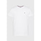 Tommy Hilfiger Jeans White Cotton T-Shirt