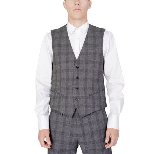 Antony Morato Black Polyester Vest