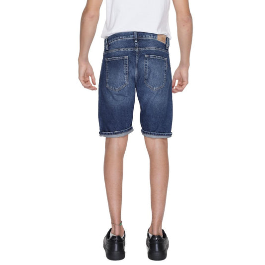 Antony Morato Blue Cotton Short