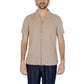 Hamaki-Ho Beige Linen Shirt