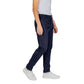 Calvin Klein Jeans Blue Cotton Rigenerato Jeans & Pant