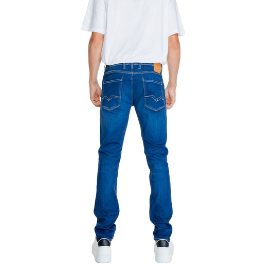 Replay Blue Cotton Jeans & Pant