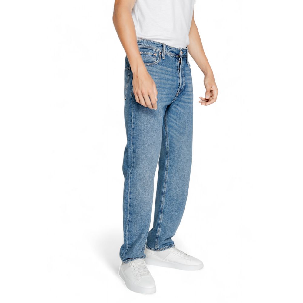 Jack Jones Blue Cotton Jeans & Pant