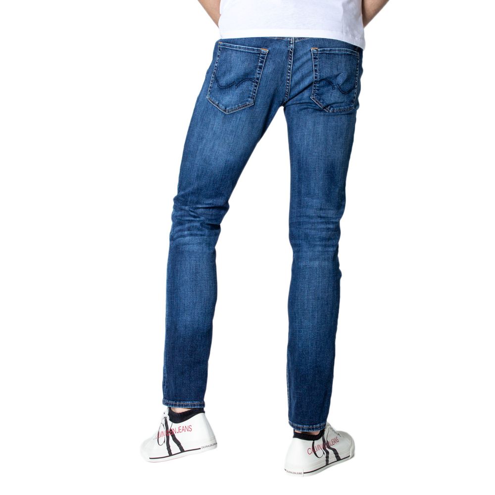 Jack Jones Blue Cotton Jeans & Pant