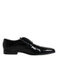 Dolce & Gabbana Black Leather Lace Up Derby Formal Shoes