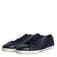 Dolce & Gabbana Black Low Top Men Saint Tropez Sneakers Shoes