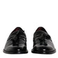 Dolce & Gabbana Black Calf Leather Loafers Mens Dress Shoes