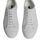 Dolce & Gabbana White Low Top Men Saint Tropez Sneakers Shoes