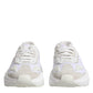 Dolce & Gabbana White Leather Daymaster Low Top Sneaker Shoes