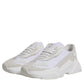 Dolce & Gabbana White Leather Daymaster Low Top Sneakers Shoes