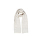 Pieces Beige Polyester Scarf