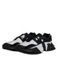 Dolce & Gabbana Black White Airmaster Men Sneakers Shoes