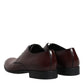 Dolce & Gabbana Brown Leather Derby Formal Men Dress Shoes