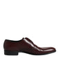 Dolce & Gabbana Brown Leather Derby Formal Men Dress Shoes