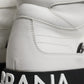 Dolce & Gabbana White Leather High Top Men Sneakers Shoes