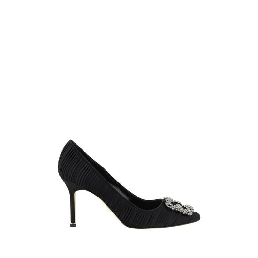 Manolo Blahnik Satin Hangisi Pumps