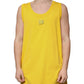 Dolce & Gabbana Yellow Cotton Round Neck Sleeveless T-shirt